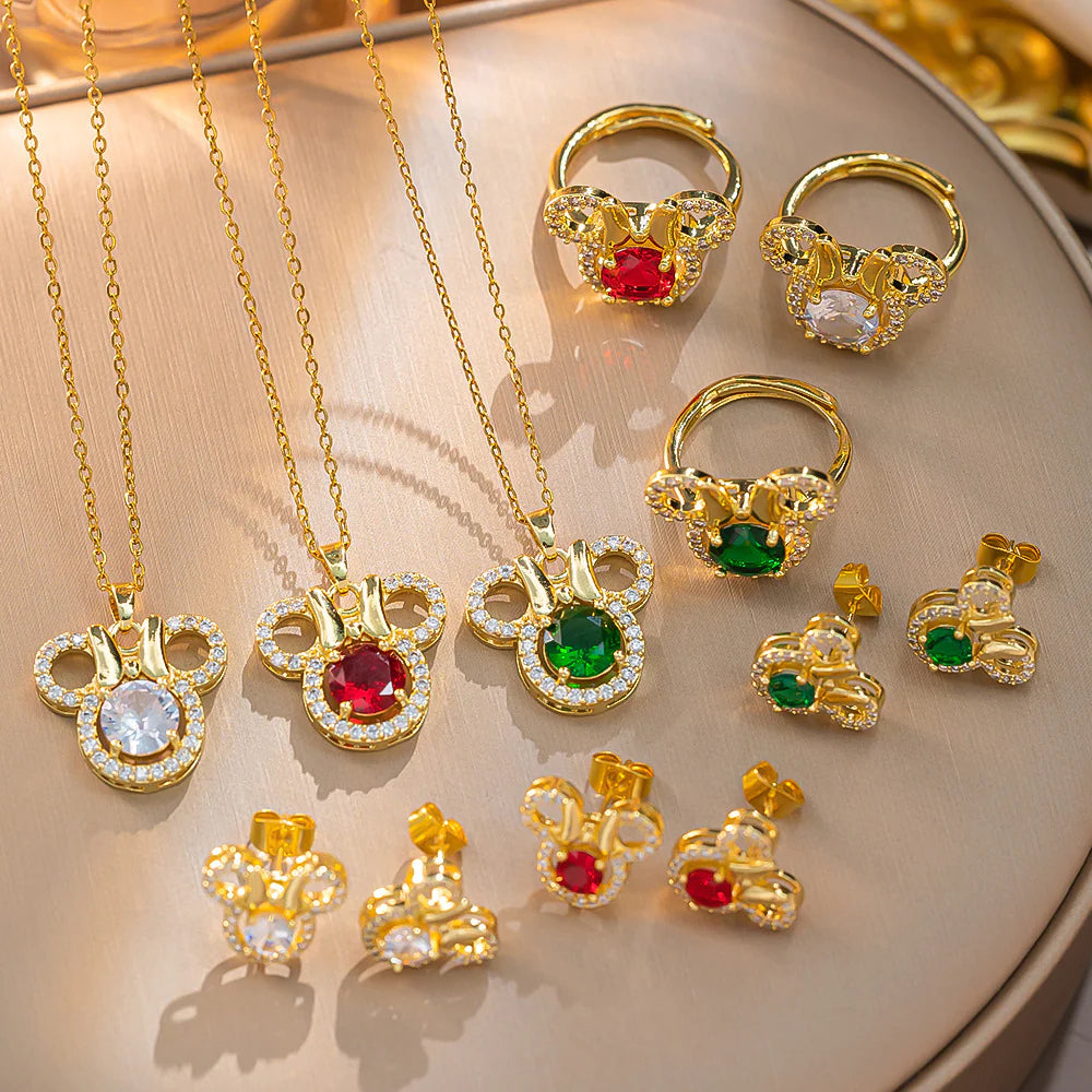 GOLD Red MICKEY SET